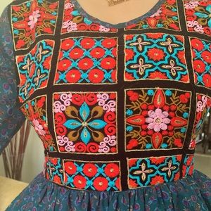 Beautiful Indian style dress with hand made top